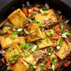 112 Fried Tofu with Mixed Vegetables