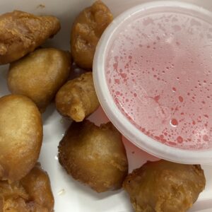113 Sweet & Sour Chicken with sauce