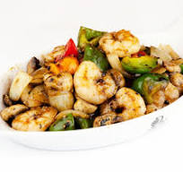 122 Prawn with Green Paper & Black Bean